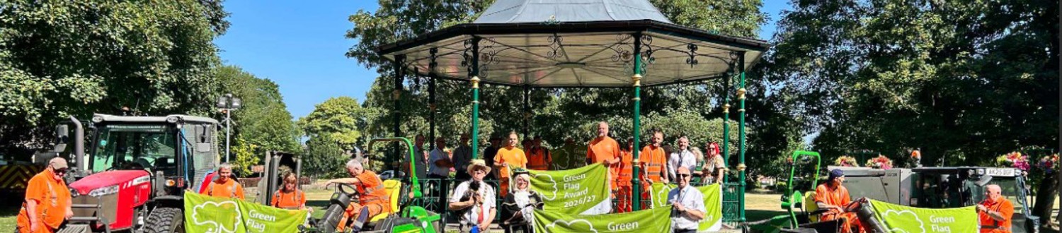 Parks celebrate their 2026 Green Flag Award achievement