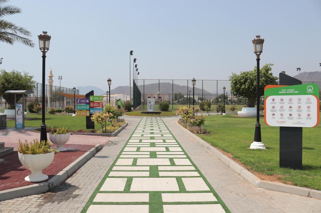 Image: One of Khorrfakan's two Green Flag Award winning parks