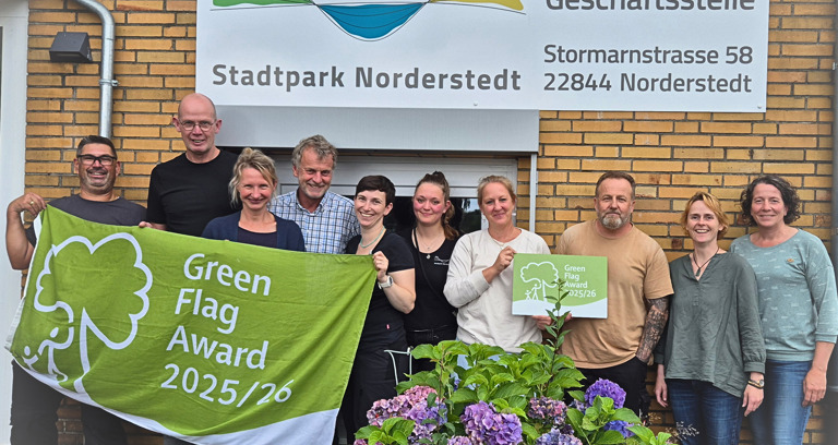 163 parks and green spaces in nine countries across Europe win a Green Flag Award